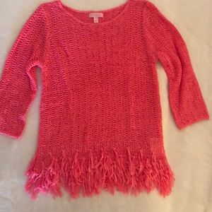 Lilly Pulitzer Woven Sweater Size S